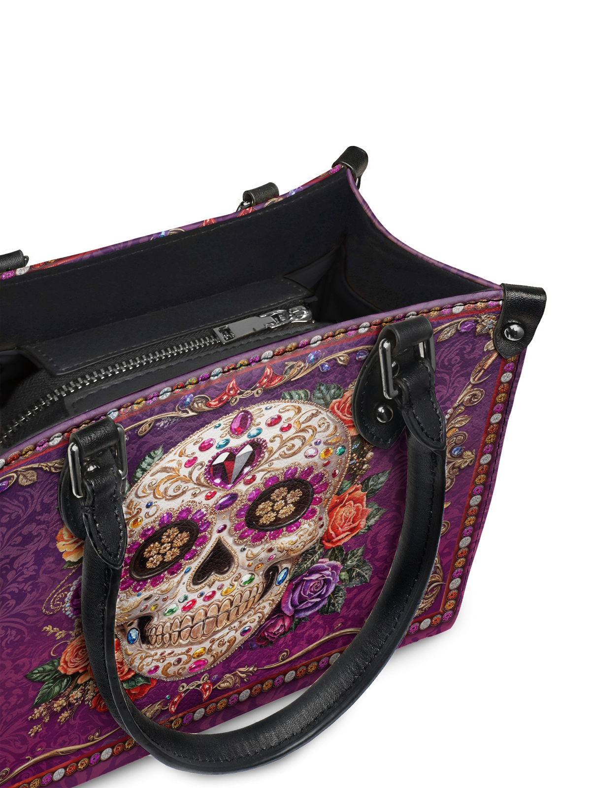 "Catrinelle" - Black Interior - Small Leather Handbag