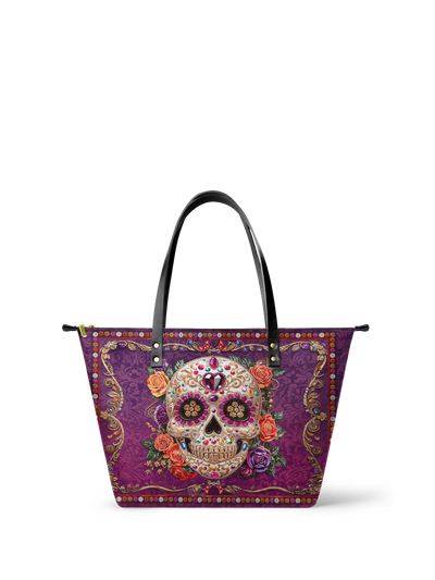 "Catrinelle" Leather Tote Bag