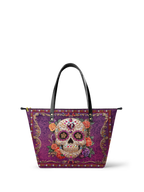 "Catrinelle" Leather Tote Bag