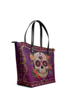 "Catrinelle" Leather Tote Bag