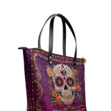 "Catrinelle" Leather Tote Bag Matching SANTA Combo