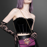 "Catrinelle" Envelope Chain Crossbody Bag