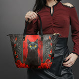 "Nyxrose" Leather Tote Bag Matching SANTA Combo