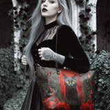 "Nyxrose" Leather Tote Bag Matching SANTA Combo