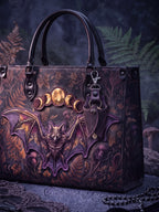 "Cryptwing" Leather Bag Charm