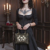 "Deathmark" Small Leather Bag - 100.1 DEAL