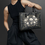 "Deathmark" - Black Interior - Leather Handbag