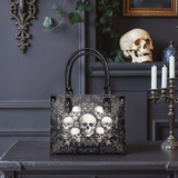 "Deathmark" - Black Interior - Small Leather Handbag - 100.1 DEAL
