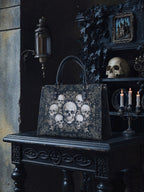 "Deathmark" - Black Interior - Leather Handbag