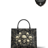 "Deathmark" - Black Interior - Leather Handbag