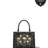 "Deathmark" Small Leather Bag