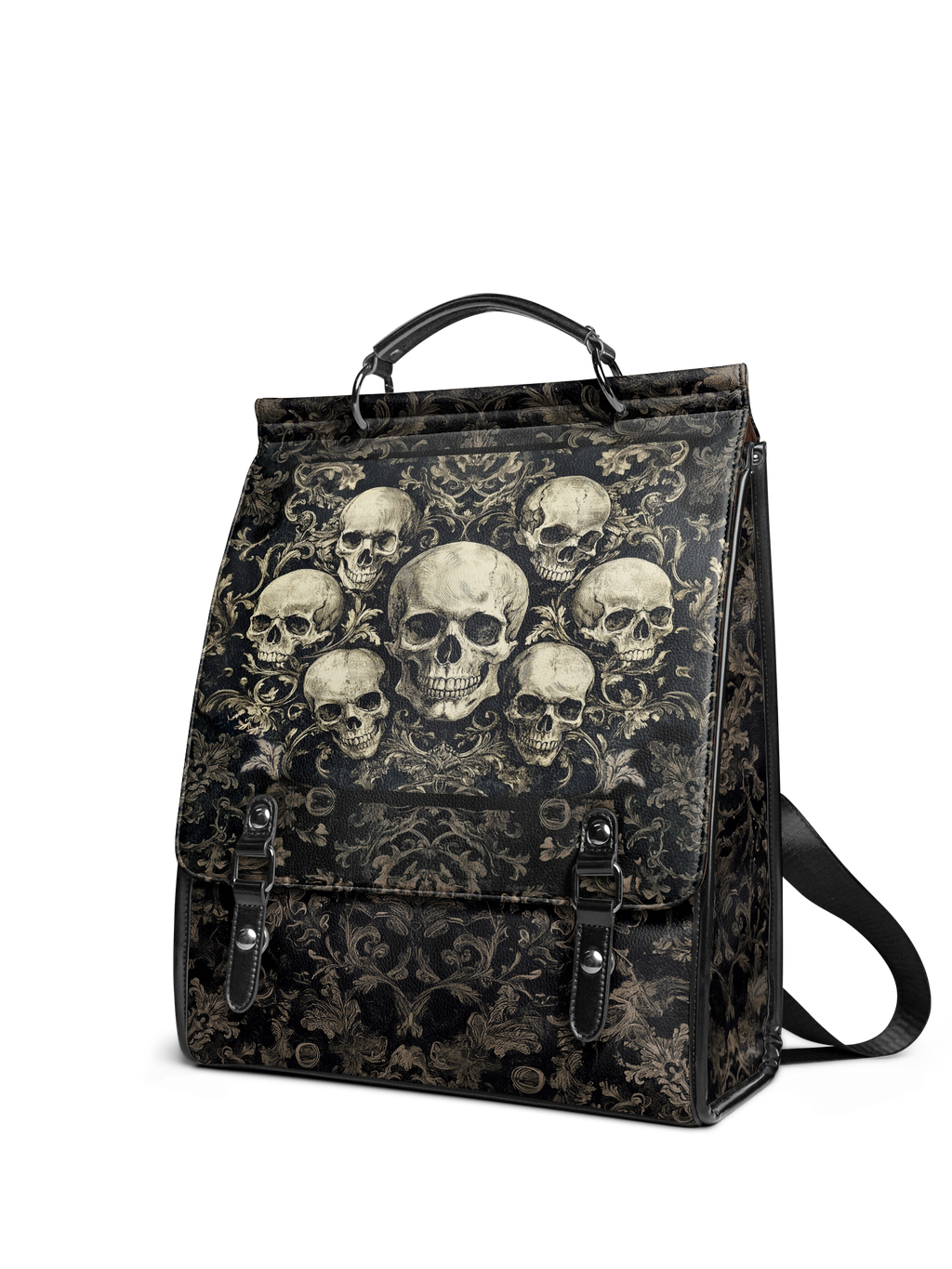 "Deathmark" Leather Backpack