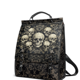 "Deathmark" Leather Backpack Matching SANTA Combo