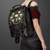 "Deathmark" Leather Backpack Matching SANTA Combo