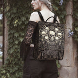"Deathmark" Leather Backpack Matching SANTA Combo