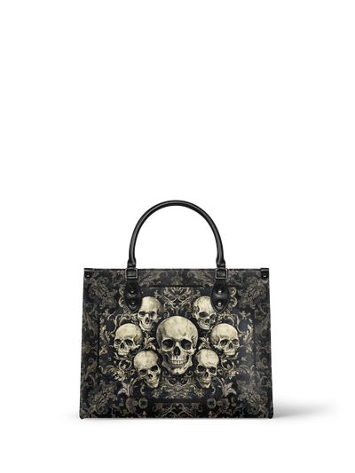 "Deathmark" - Black Interior - Leather Handbag