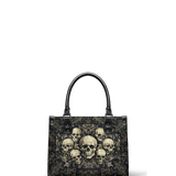 "Deathmark" - Black Interior - Small Leather Handbag