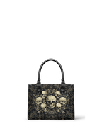 "Deathmark" - Black Interior - Small Leather Handbag