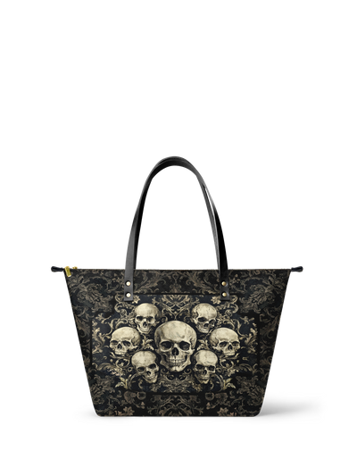 "Deathmark" Leather Tote Bag