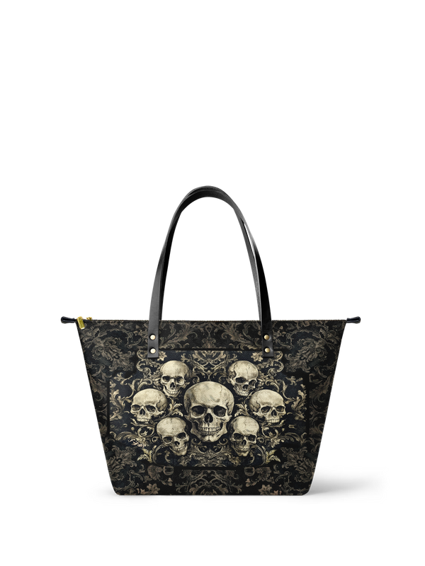 "Deathmark" Leather Tote Bag