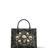 "Deathmark" - Black Interior - Leather Handbag - 100.1 DEAL