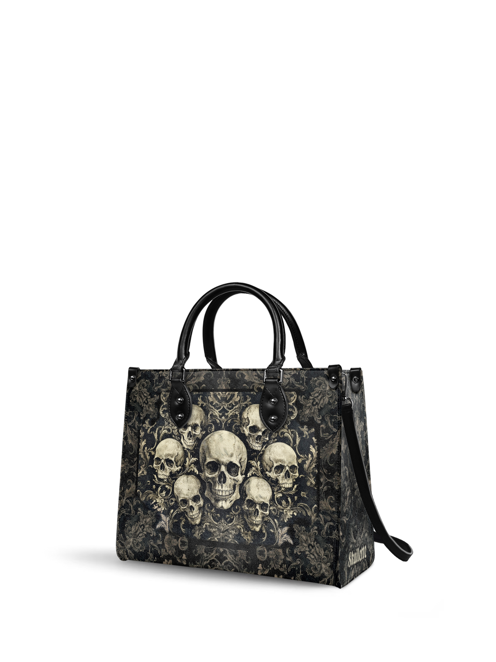 "Deathmark" - Black Interior - Leather Handbag