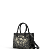 "Deathmark" - Black Interior - Small Leather Handbag - 100.1 DEAL