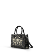 "Deathmark" - Black Interior - Small Leather Handbag