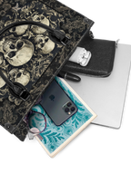 "Deathmark" - Black Interior - Leather Handbag
