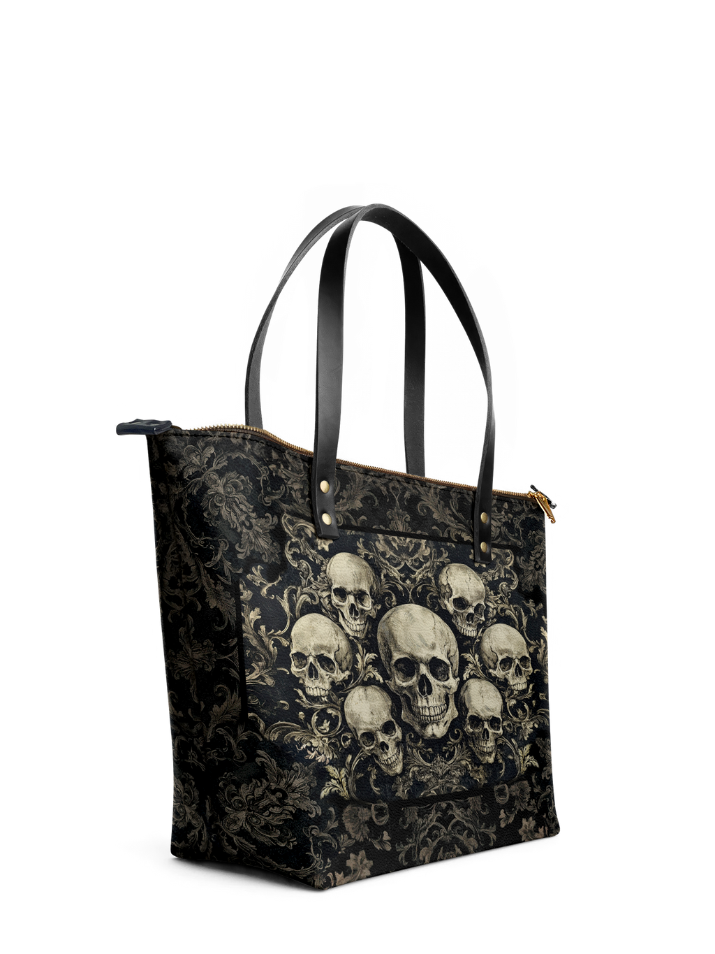 "Deathmark" Leather Tote Bag
