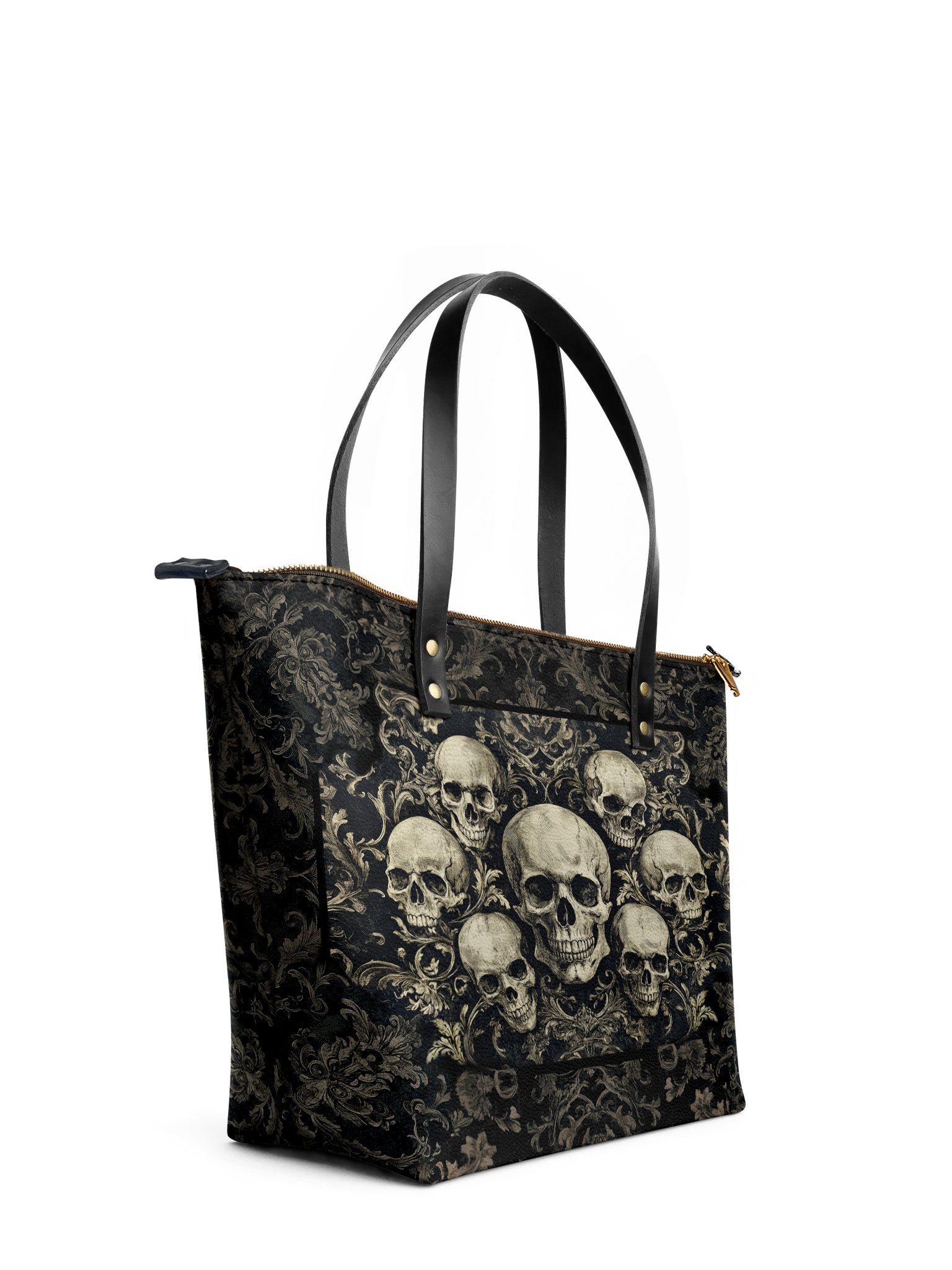 "Deathmark" Leather Tote Bag