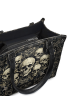"Deathmark" - Black Interior - Small Leather Handbag