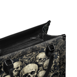 "Deathmark" - Black Interior - Leather Handbag - 100.1 DEAL
