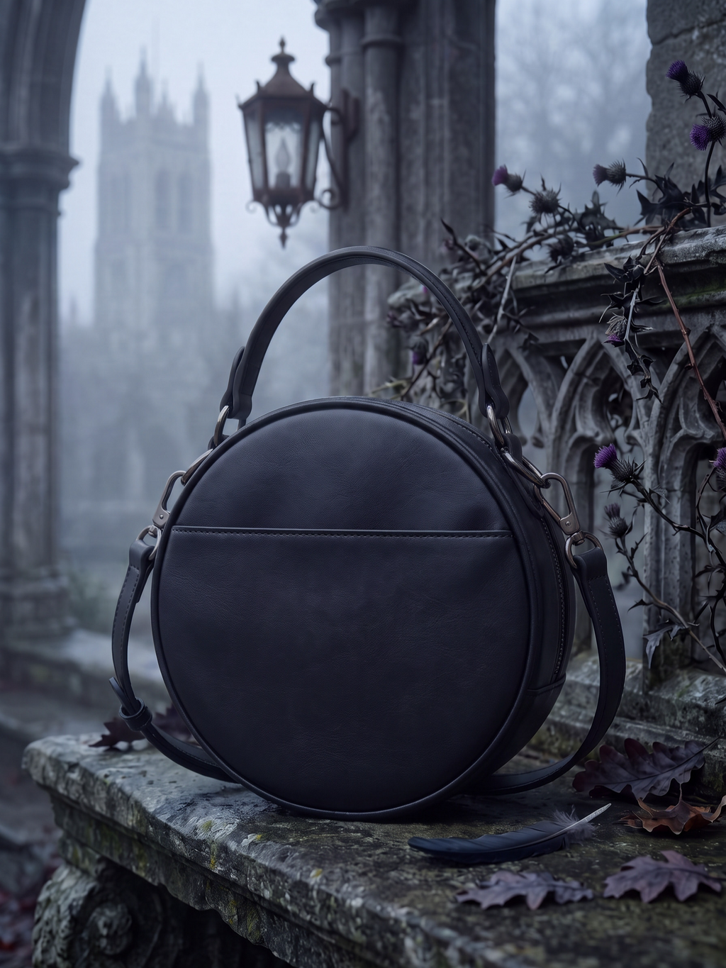 "Duskwing" Crewel Circle Bag