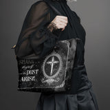 "Dustveil" Leather Tote Bag Matching SANTA Combo