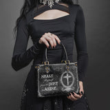 "Dustveil" Small Leather Bag