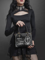 "Dustveil" - Yellow Interior - Small Leather Handbag