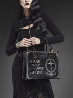 "Dustveil" Leather Tote Bag SPOOKY DEAL