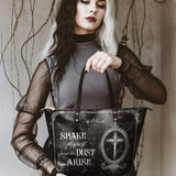 "Dustveil" Leather Tote Bag Matching SANTA Combo