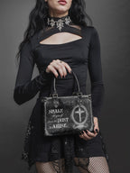 "Dustveil" - Black Interior - Small Leather Handbag