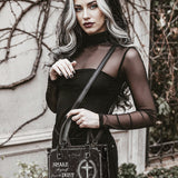 "Dustveil" - Black Interior - Small Leather Handbag