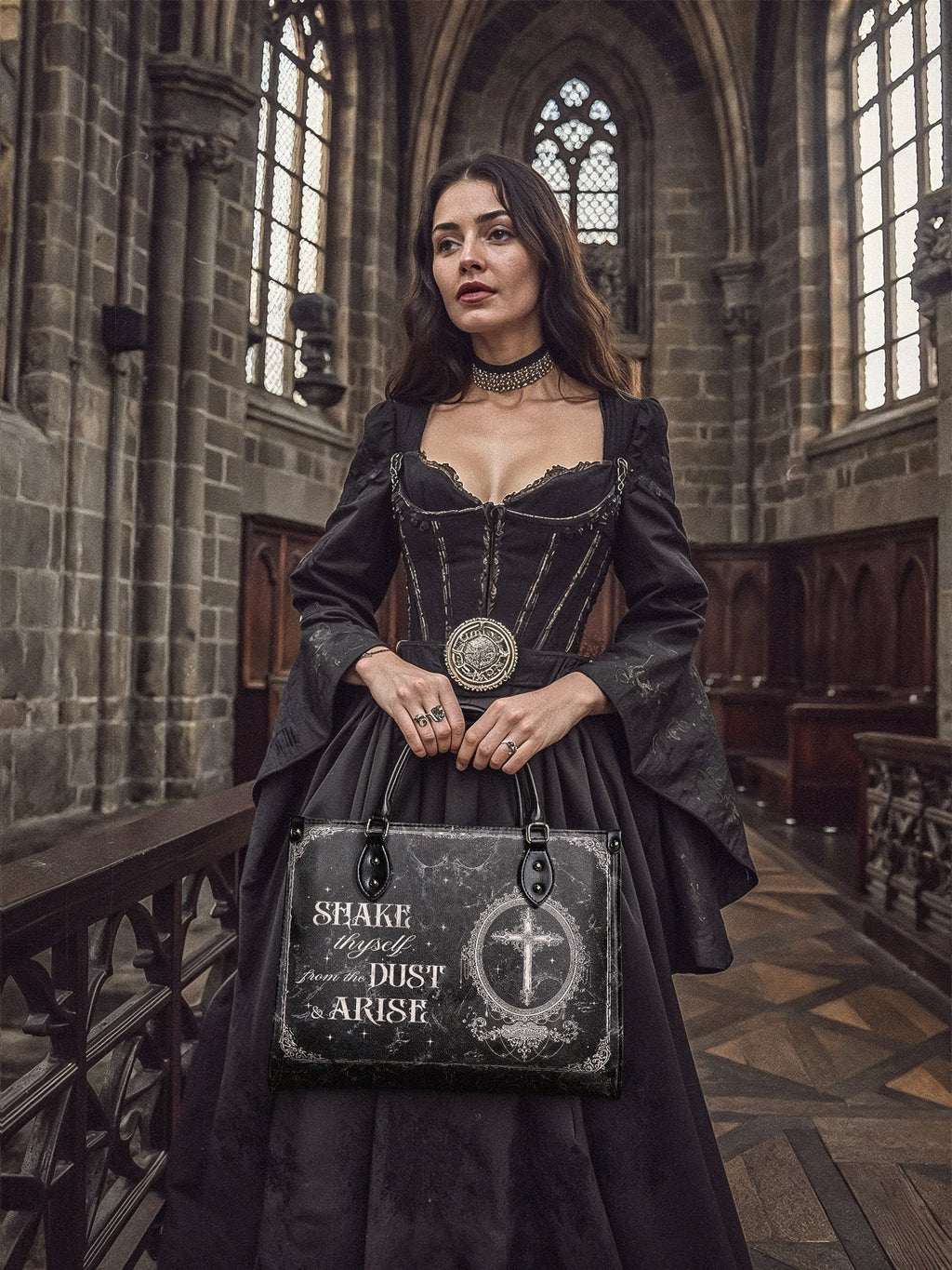 "Dustveil" - Red Interior - Leather Handbag
