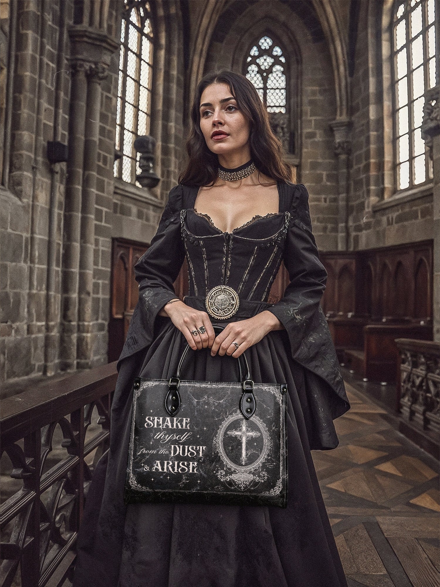 "Dustveil" - Red Interior - Leather Handbag