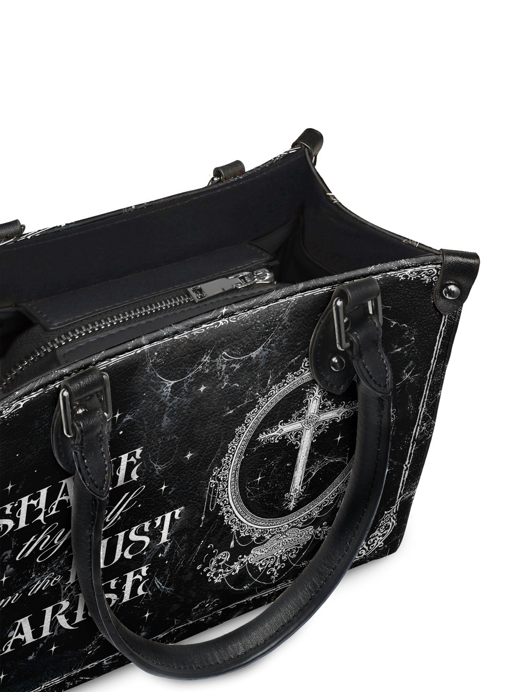 "Dustveil" - Black Interior - Small Leather Handbag