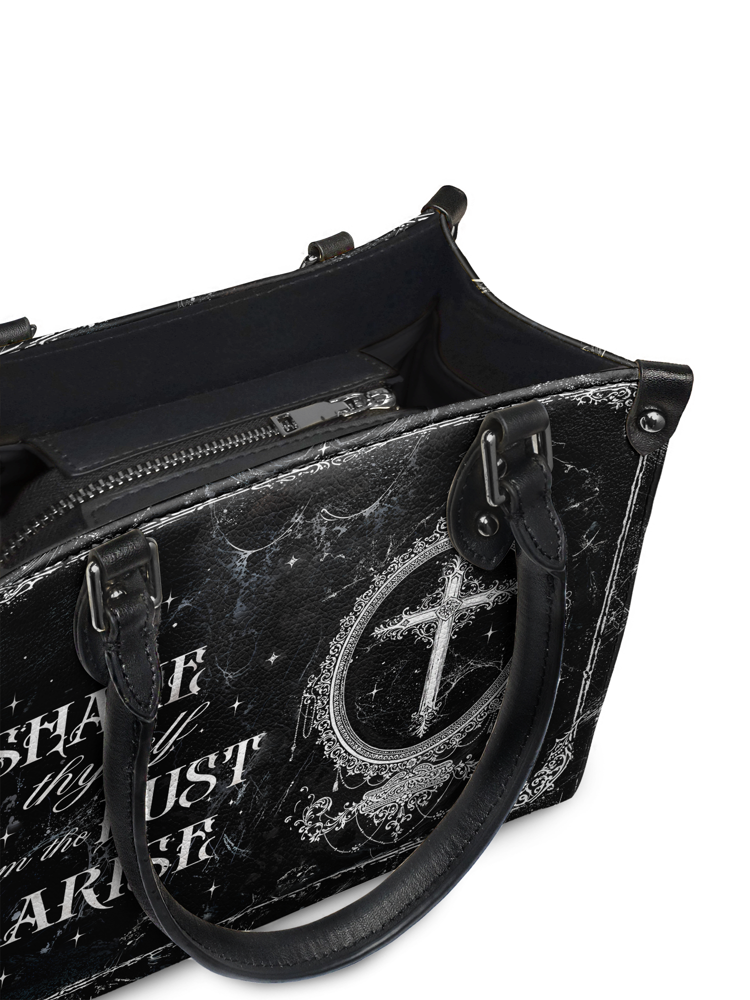 "Dustveil" - Black Interior - Small Leather Handbag