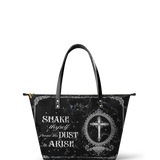 "Dustveil" Leather Tote Bag