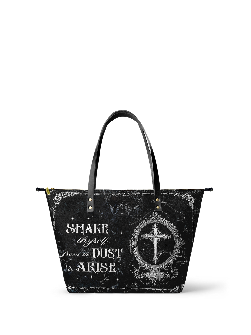 "Dustveil" Leather Tote Bag