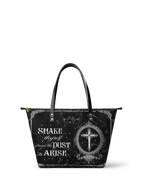"Dustveil" Leather Tote Bag