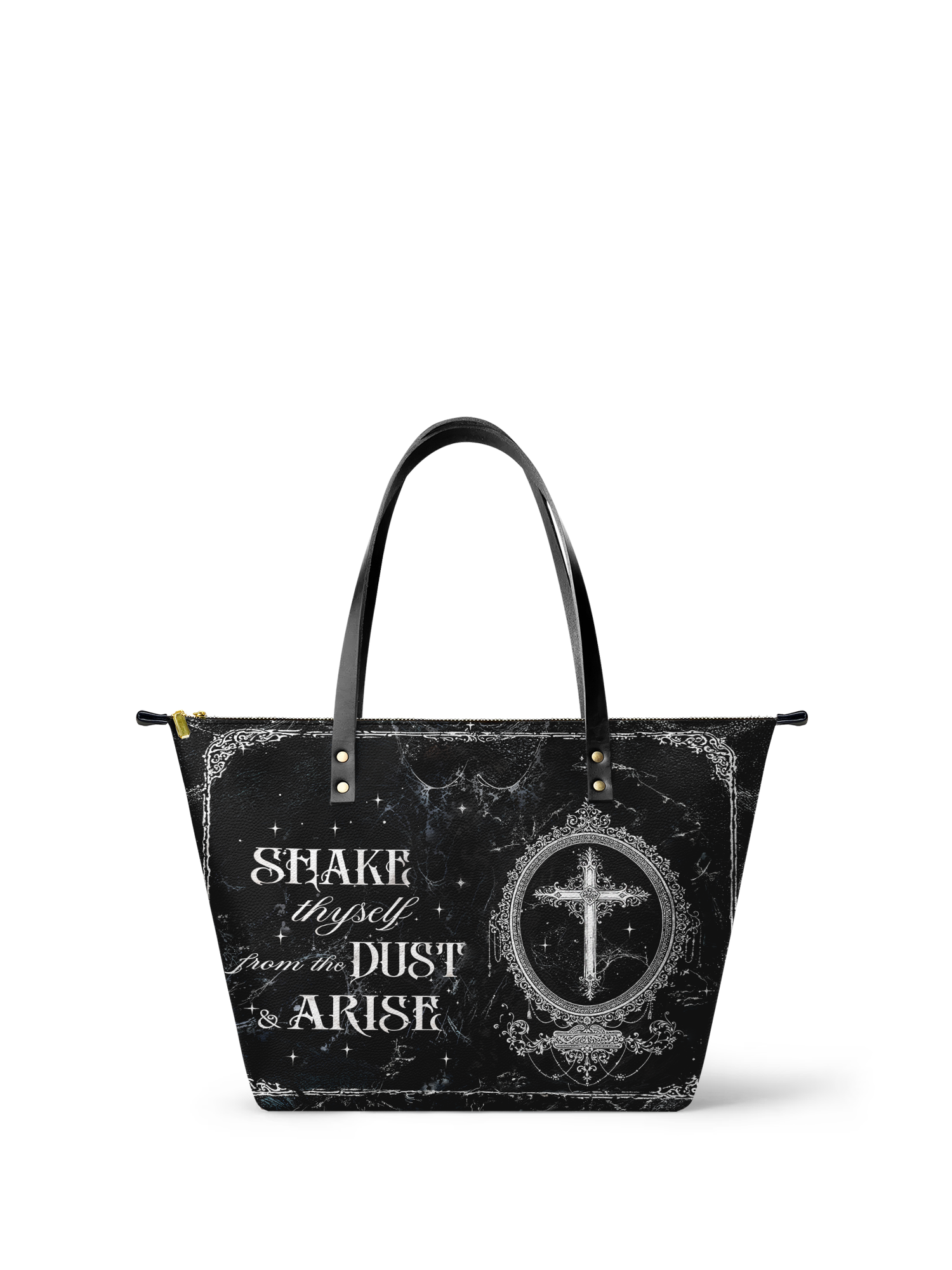 "Dustveil" Leather Tote Bag