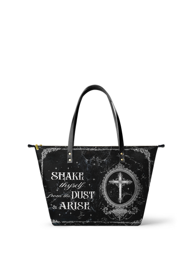 "Dustveil" Leather Tote Bag
